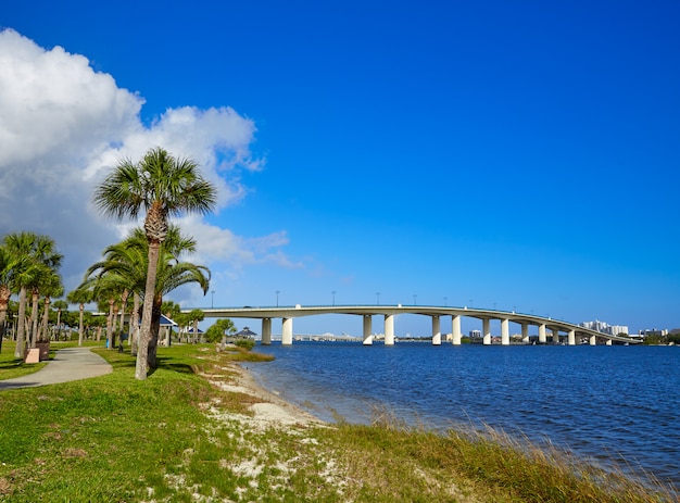 Premium Photo Daytona Beach Halifax River In Florida Bridge