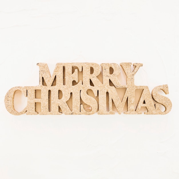 Free Photo | Decorative merry christmas inscription