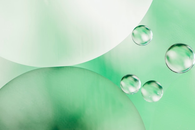 Decorative Oil Bubbles Background Free Photo