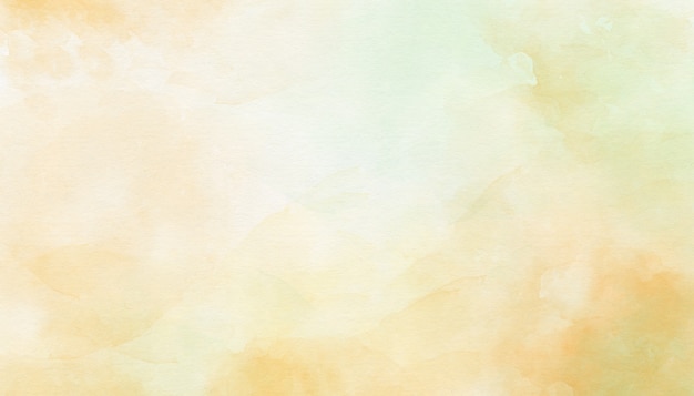 Delicate Yellow Abstract Watercolor Background