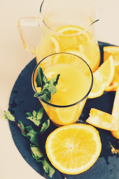 Free Photo | Delicious glass of orange juice