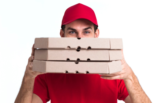Download Free Delivery Pizza Boy Covering His Face With Boxes Free Photo Use our free logo maker to create a logo and build your brand. Put your logo on business cards, promotional products, or your website for brand visibility.