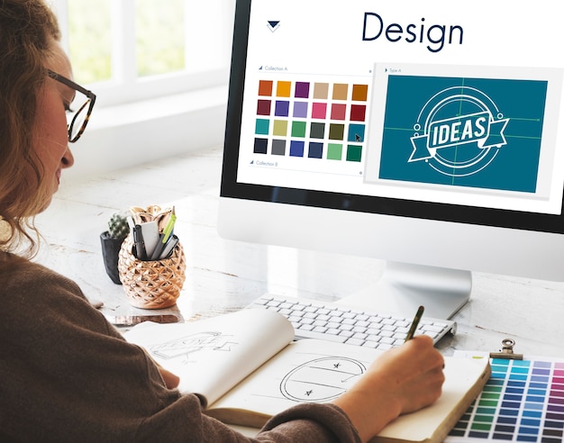 Download Free Design Be Creative Inspiration Logo Concept Premium Photo Use our free logo maker to create a logo and build your brand. Put your logo on business cards, promotional products, or your website for brand visibility.