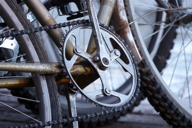 vintage style mountain bike