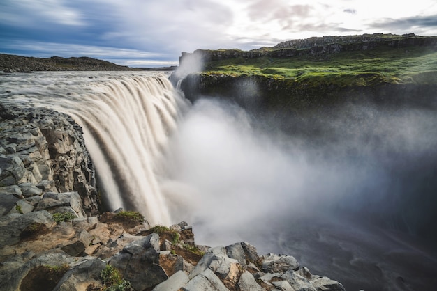 Premium Photo | Dettifoss waterfall in northeast iceland