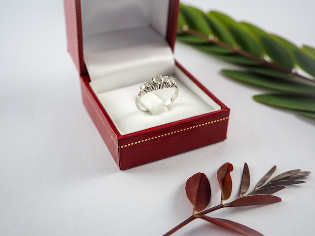 premium engagement ring box