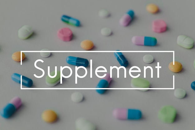 Premium Photo | Dietary supplement healthcare treatment drugstore