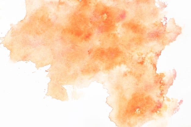 Diffuse orange watercolor splash | Free Photo