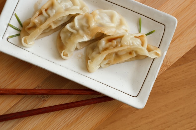 Premium Photo | Dim-sum call gyoza, asian tradition food