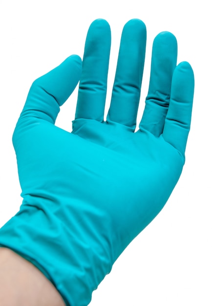doctor hand gloves