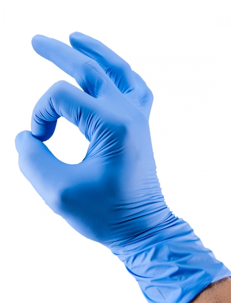 doctor hand gloves