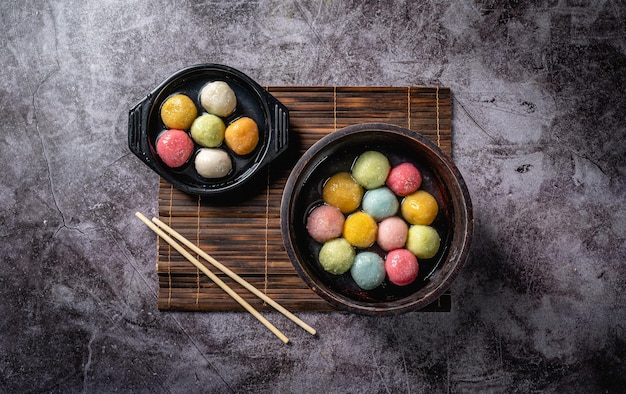 Premium Photo | Dong zhi or winter solstice festival tangyuan sweet ...