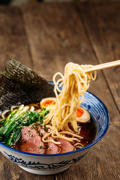 japanese ramen noodle soup