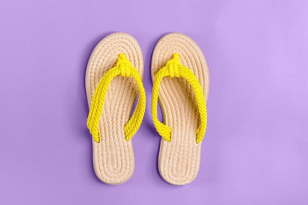 bamboo flip flops
