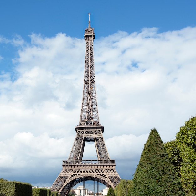 Vista Panoramica Del Paesaggio Della Torre Eiffel Foto Gratis