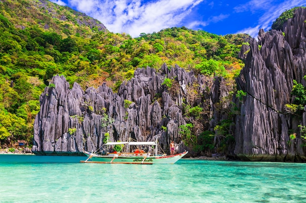 Premium Photo | El nido island hopping. beautiful nature and beaches of ...