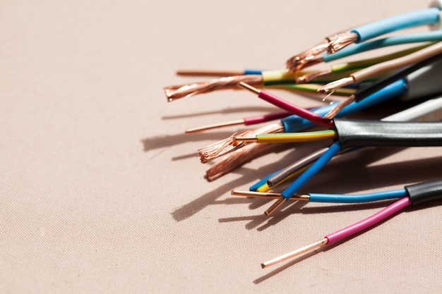 Electric cable Premium Photo