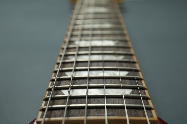 Premium Photo Electric Guitar Neck Closeup