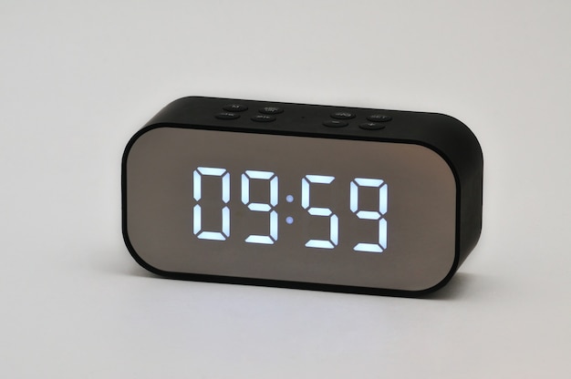 Premium Photo | Electronic liquid crystal clock with digital indication ...