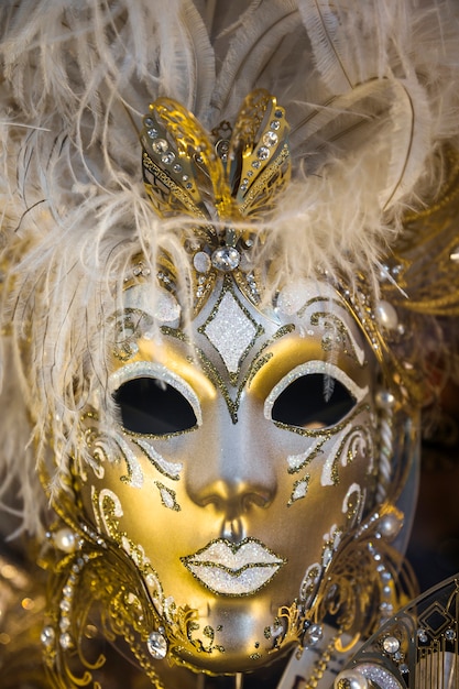 Free Photo | Elegant mask of venetian carnival