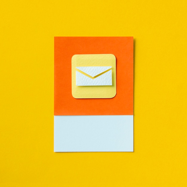 Email Inbox Envelope Icon Illustration Free Photo