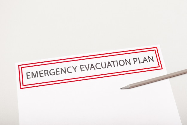 Premium Photo | Emergency evacuation plan