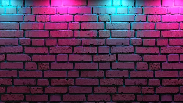 bricks with lights