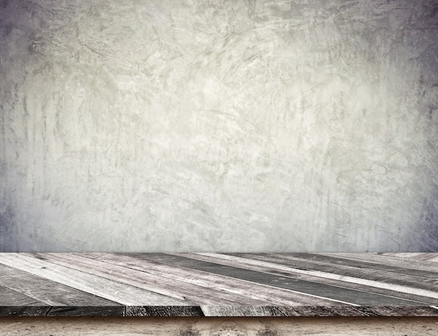 Premium Photo | Empty Diagonal Wood Plank Table Top With Grunge