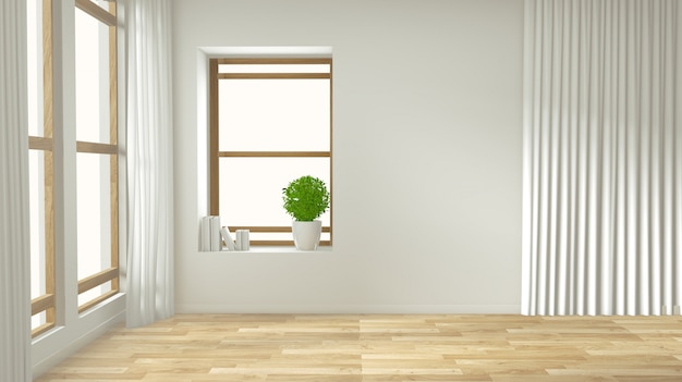 Download Empty interior background, room with decoration mock up on ...
