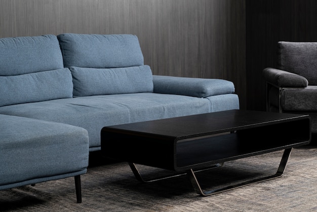 Premium Photo | Empty modern room with furniture