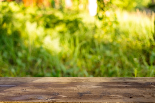 Premium Photo | Empty old wooden table background