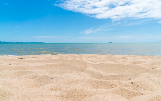 Empty sea and beach background Free Photo