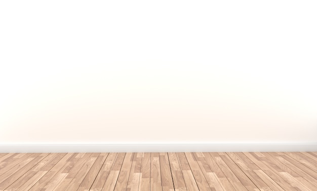 White Wall And Floor Background