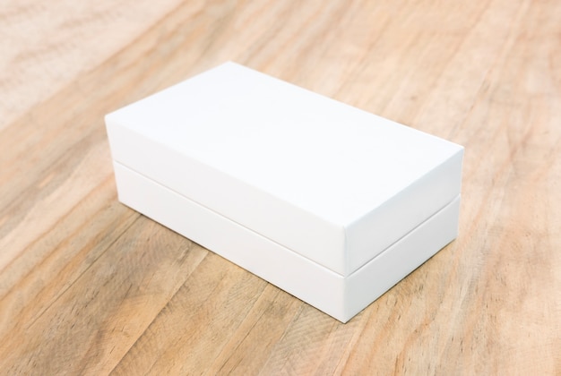 Empty white box mockup | Premium Photo