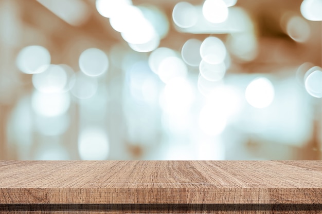 Premium Photo | Empty Wooden Table And Autumn Leaves Autumn Mixed