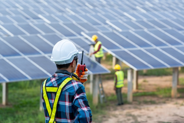 Premium Photo | Engineer Working On Checking And Maintenance Electrical ...