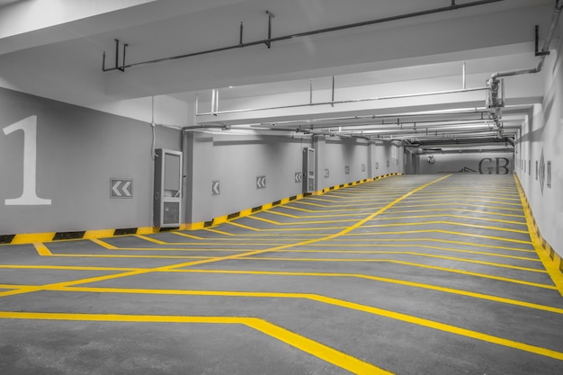 Entrance To A Modern Underground Car Park Photo Free Download