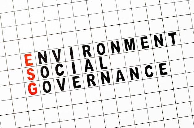 Premium Photo Esg Environmental Social And Governance Business