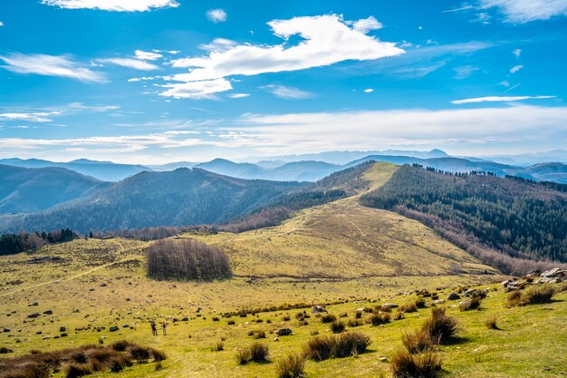 Premium Photo | Esplanade above mount adarra in gipuzkoa