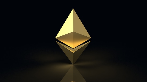 Premium Photo | Ethereum coin symbol cryptocurrency 3d rendering