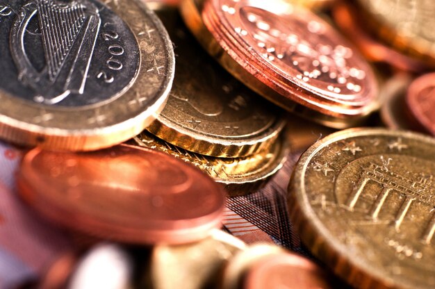 European euro coins Photo | Free Download