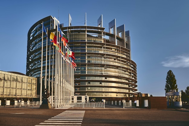 Free Photo | European parliament building in strasbourg, france with a ...