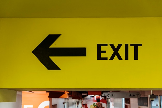 Exit Sign Board