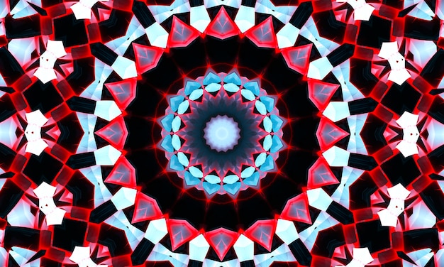 Premium Photo | Eye catching kaleidoscope, abstract design that is ...