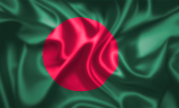 Premium Photo | Fabric texture of the flag of bangladesh.