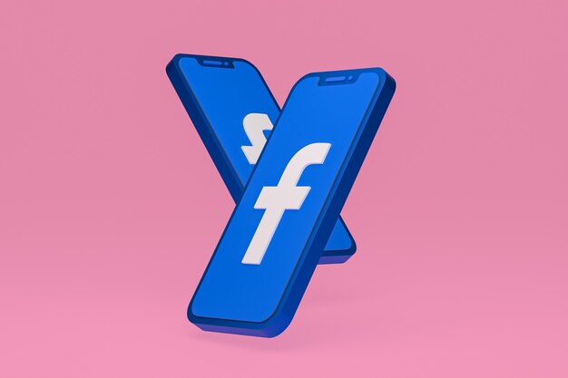 premium-photo-facebook-icon-on-screen-smartphone-or-mobile-phone-3d