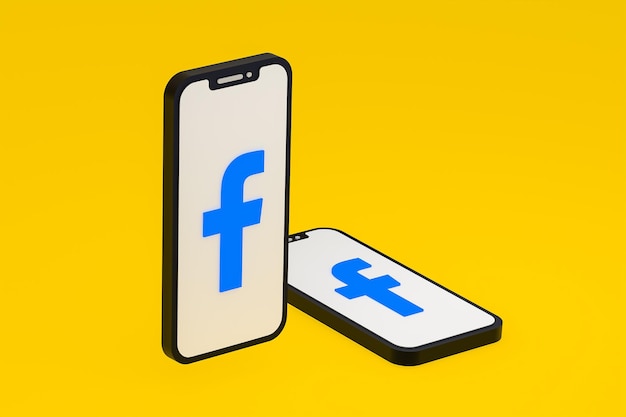 premium-photo-facebook-icon-on-screen-smartphone-or-mobile-phone-3d