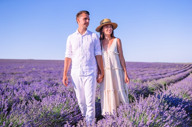 white dress with lavender flowers