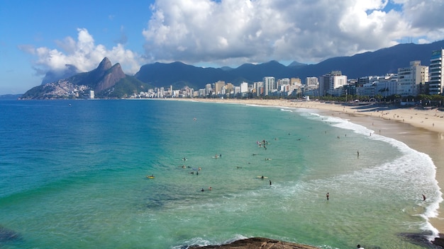 Premium Photo Famous Arpoador And Ipanema Beach In Rio De Janeiro Brazil