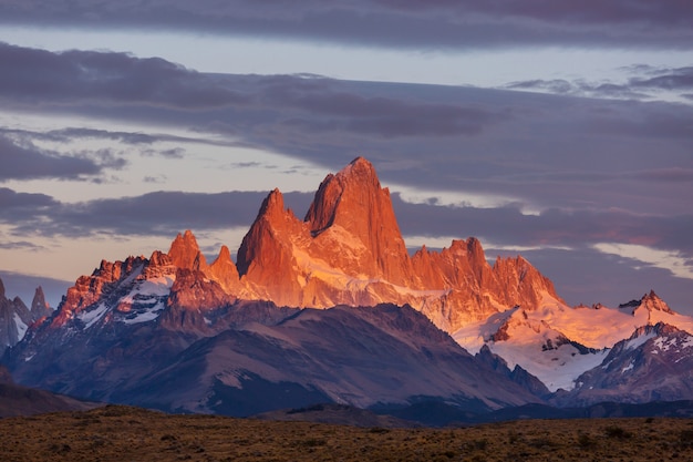 Premium Photo | Famous cerro fitz roy - one of the most beautiful and ...